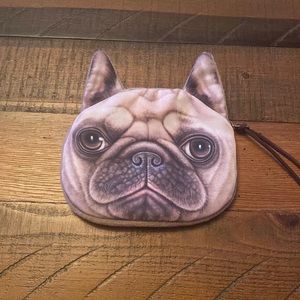 Cute frenchie change purse in mint condition!
